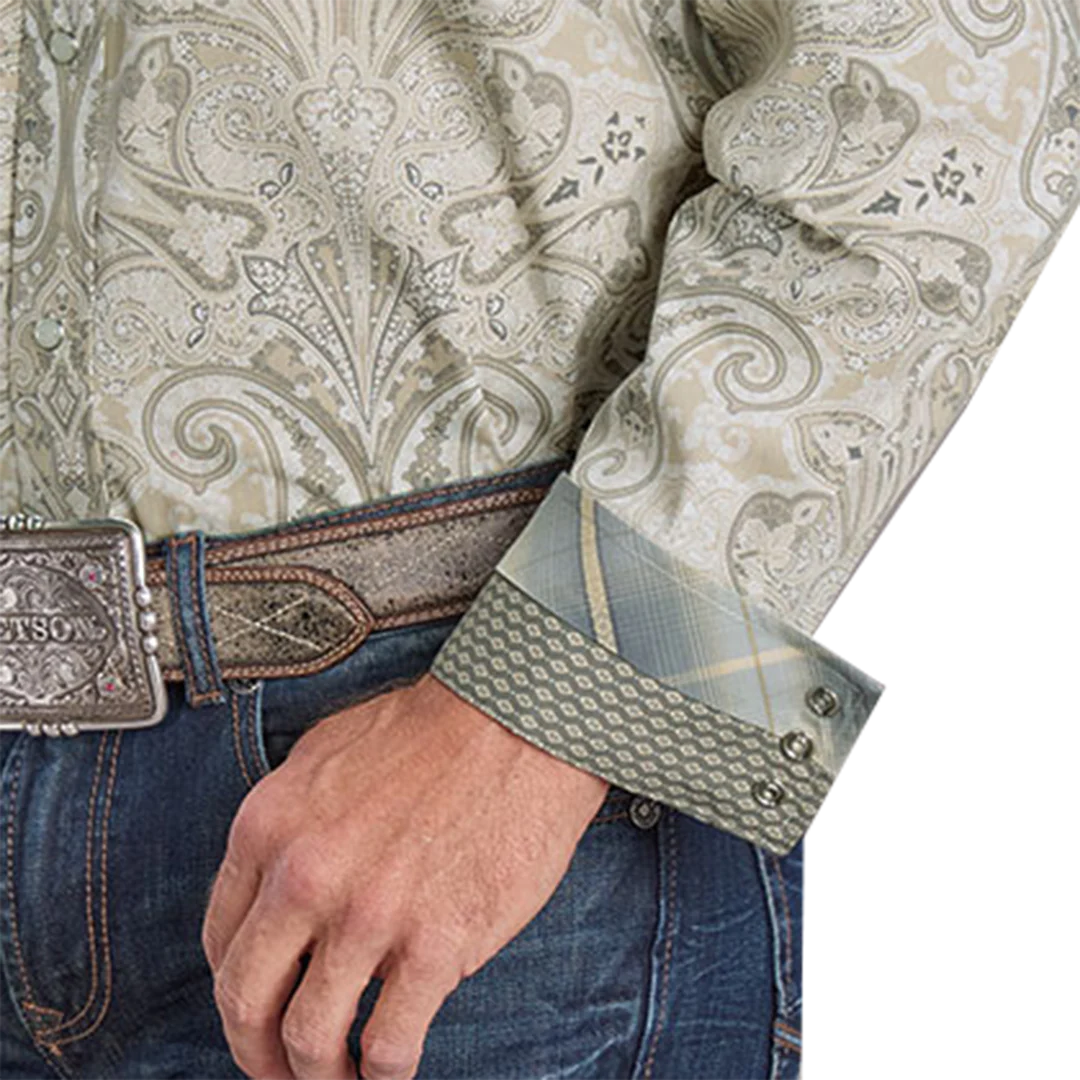 Stetson Men's Paisley Long Sleeve Snap Shirt