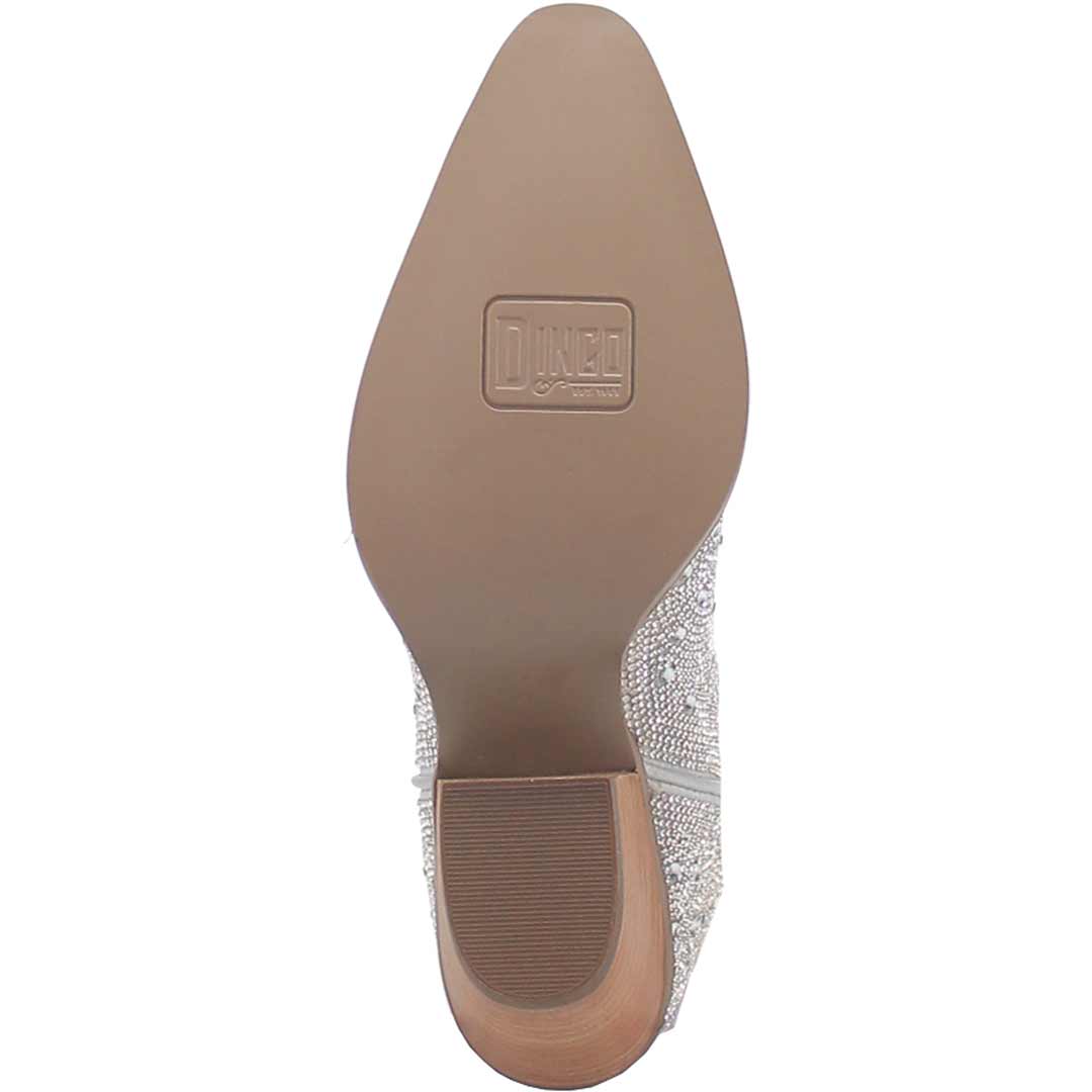 Dingo Women's Silver Dollar Leather Cowgirl Boots