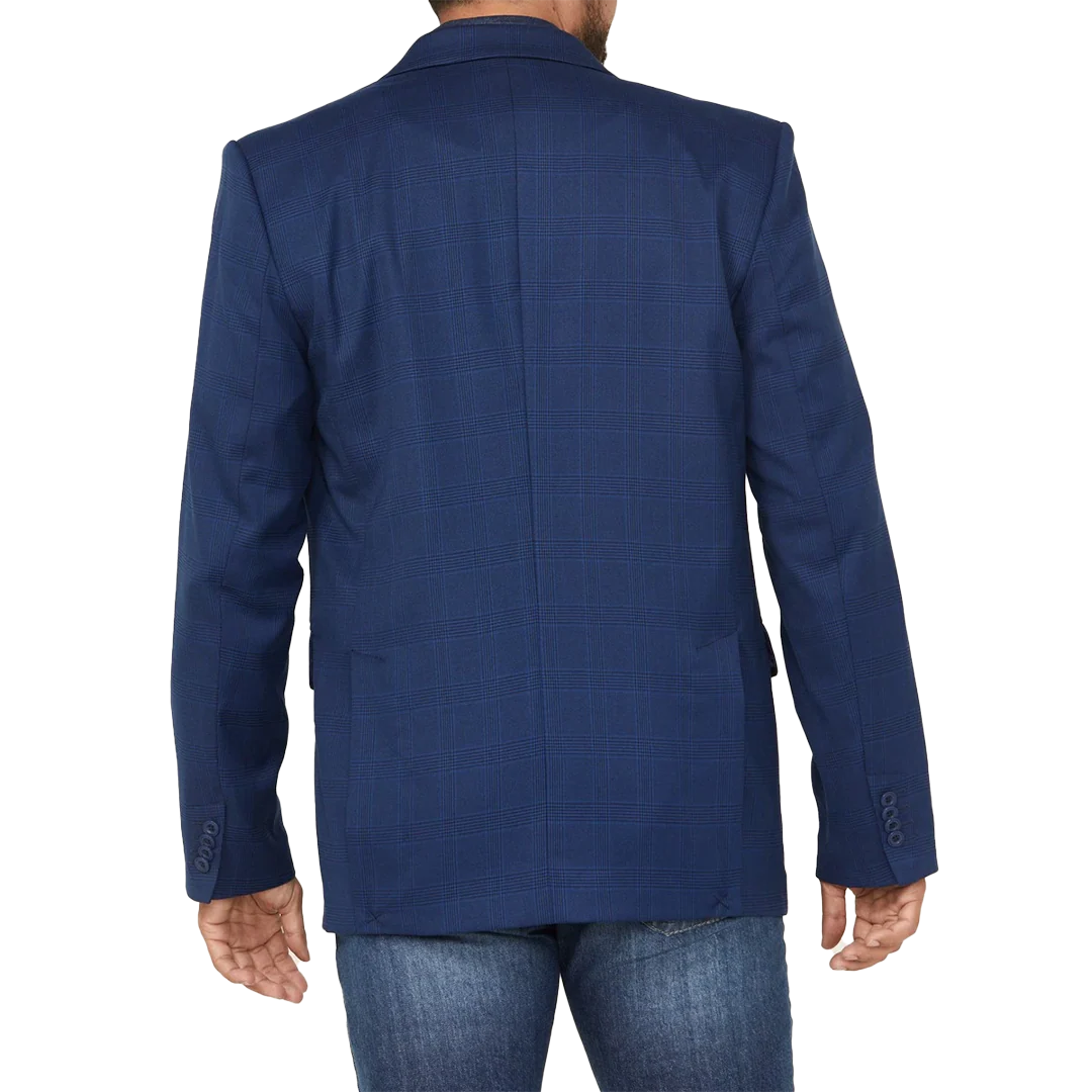 Rock & Roll Denim Men's Plaid Sport Coat