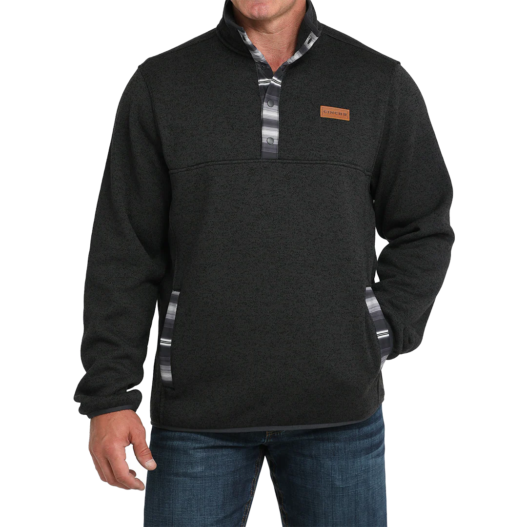 Cinch Men's 1/4 Snap Knit Pullover