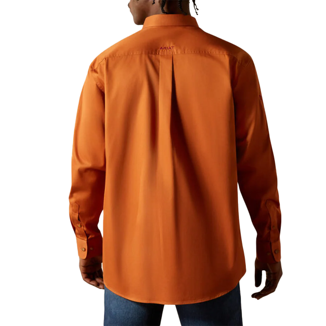 Ariat Men's Team Logo Twill Classic Fit Long Sleeve Button Shirt