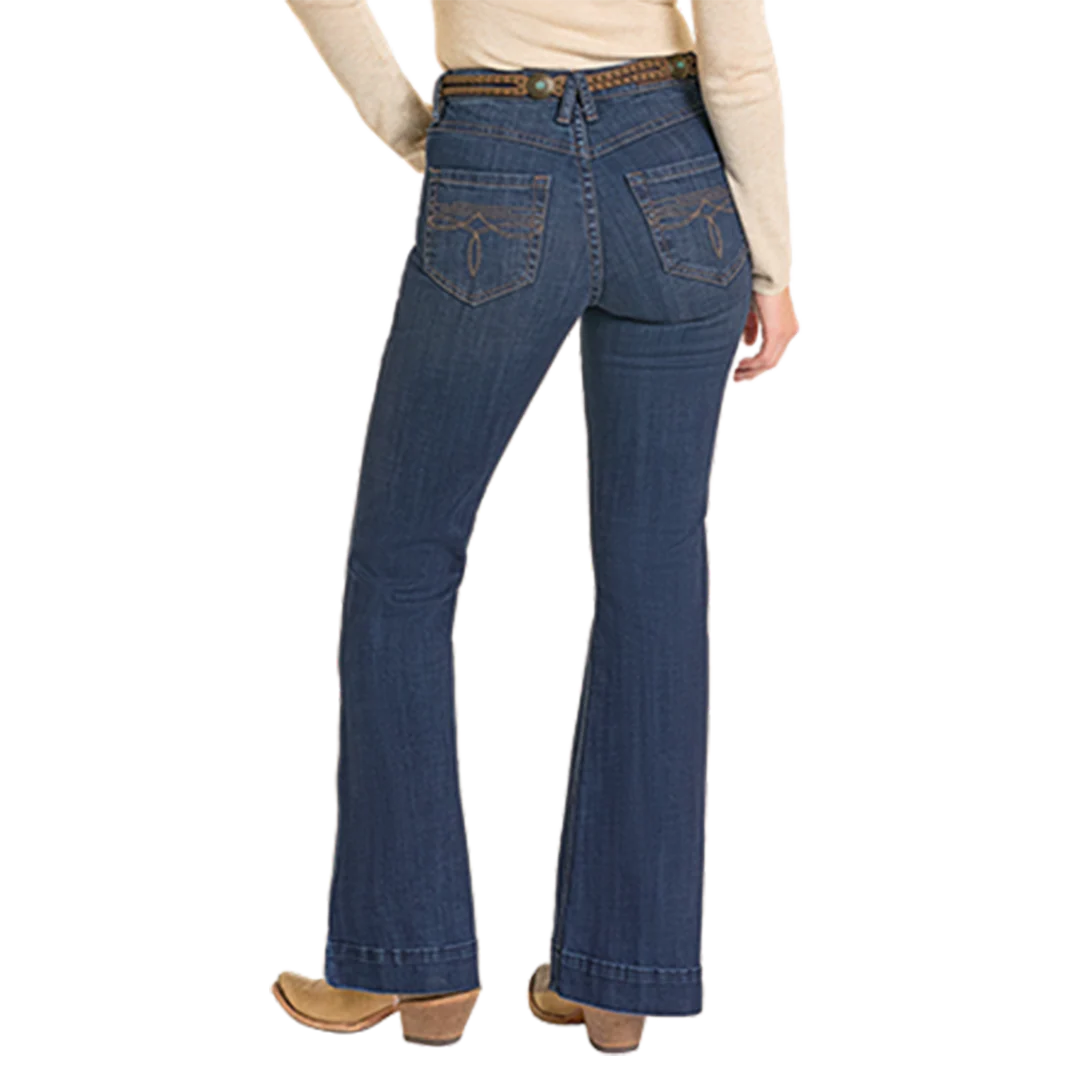 Rock & Roll Denim Women's Boot Stitch Trousers Jeans