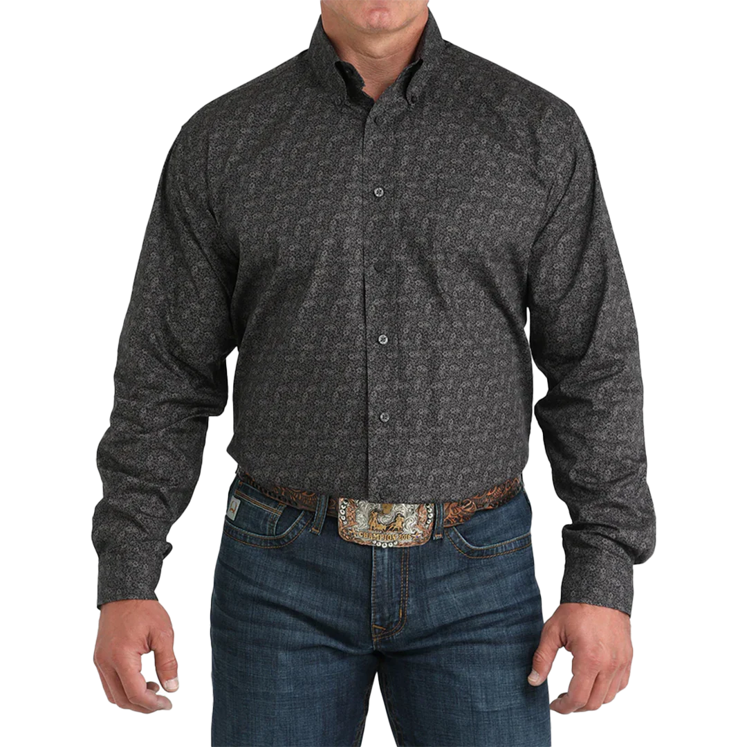 Cinch Men's Long Sleeve Button-Down Shirt