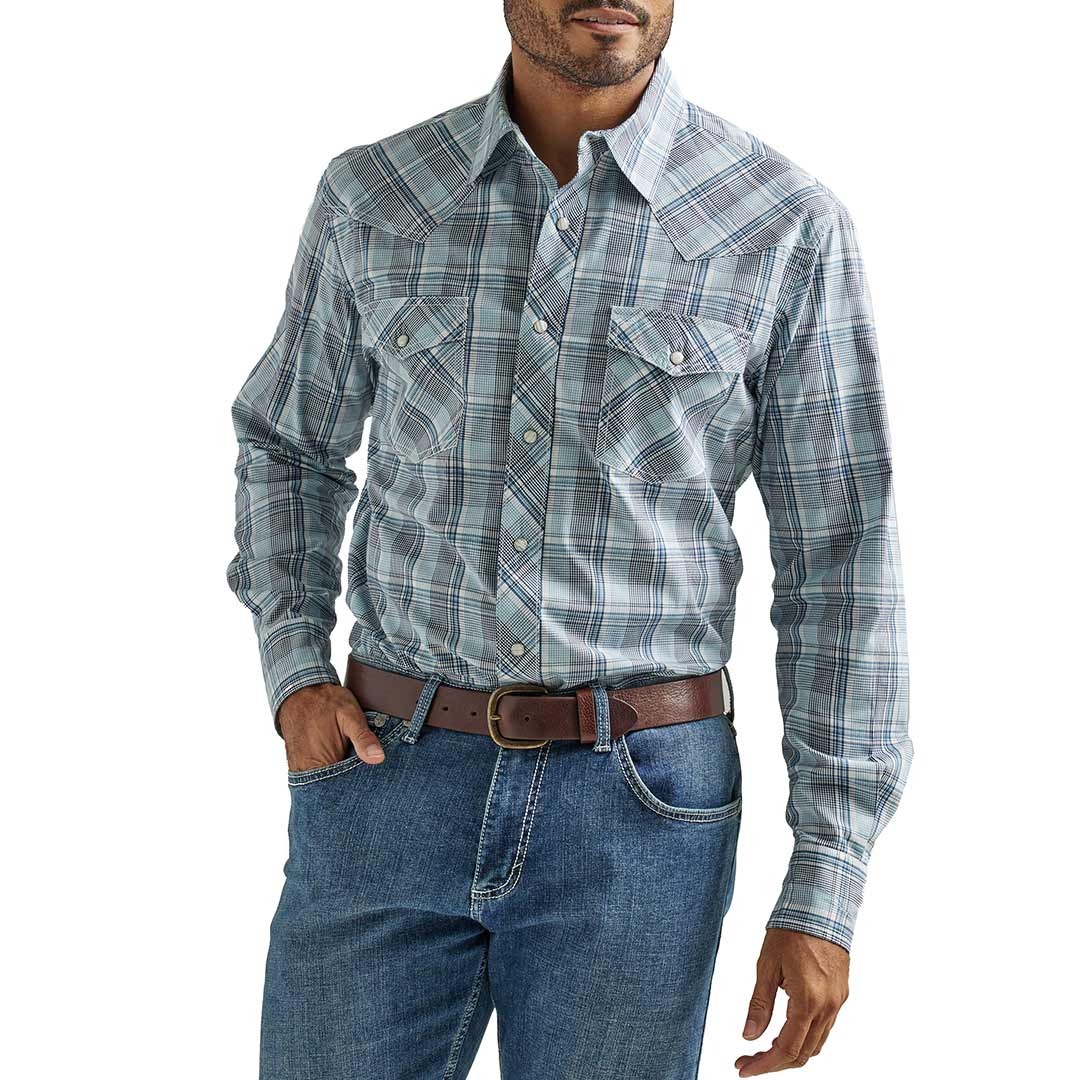 Wrangler Men's 20X AC Plaid Snap Shirt