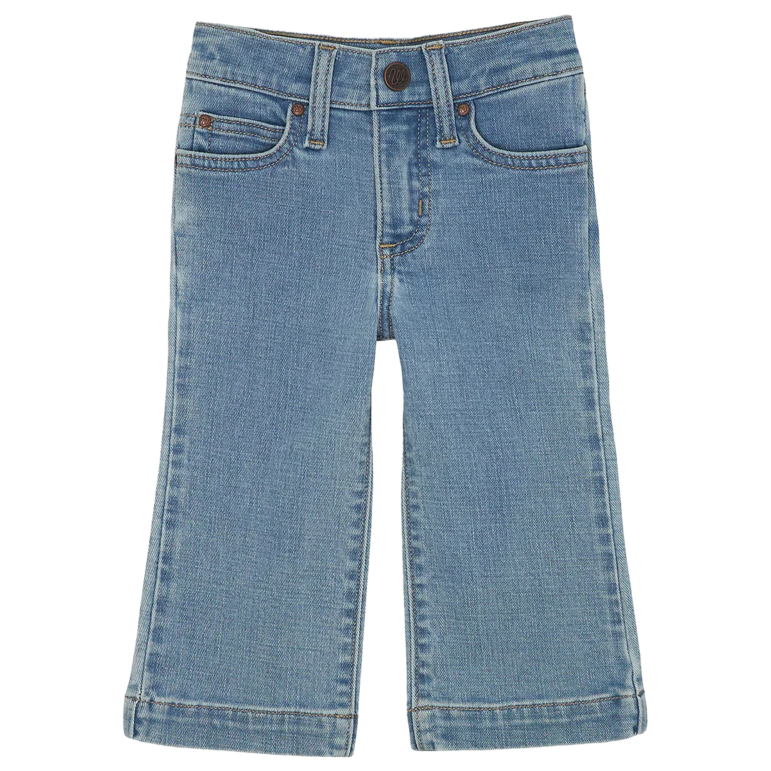 Wrangler Girls' Wide Leg Trouser Jeans