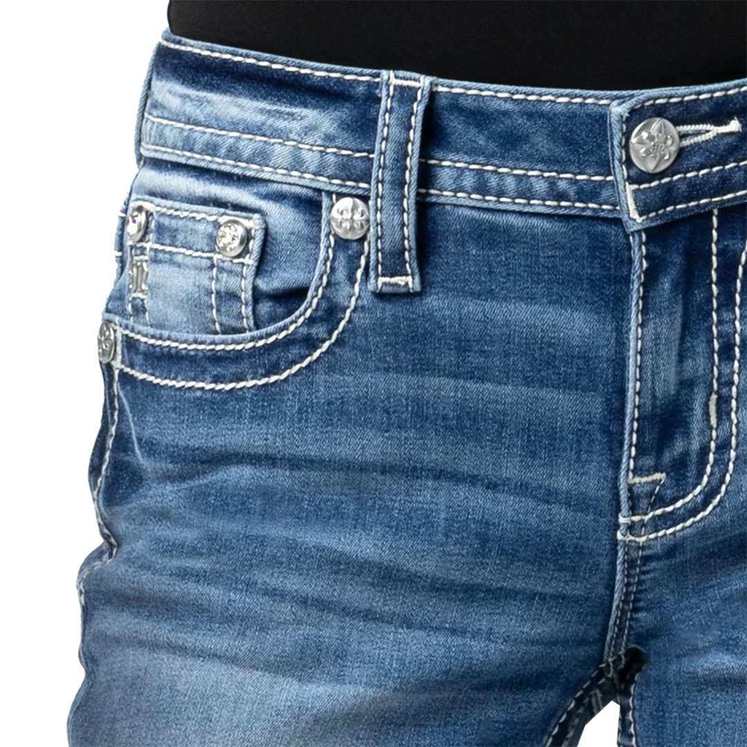 Miss Me Women's Seraphina Aztec Bootcut Jeans