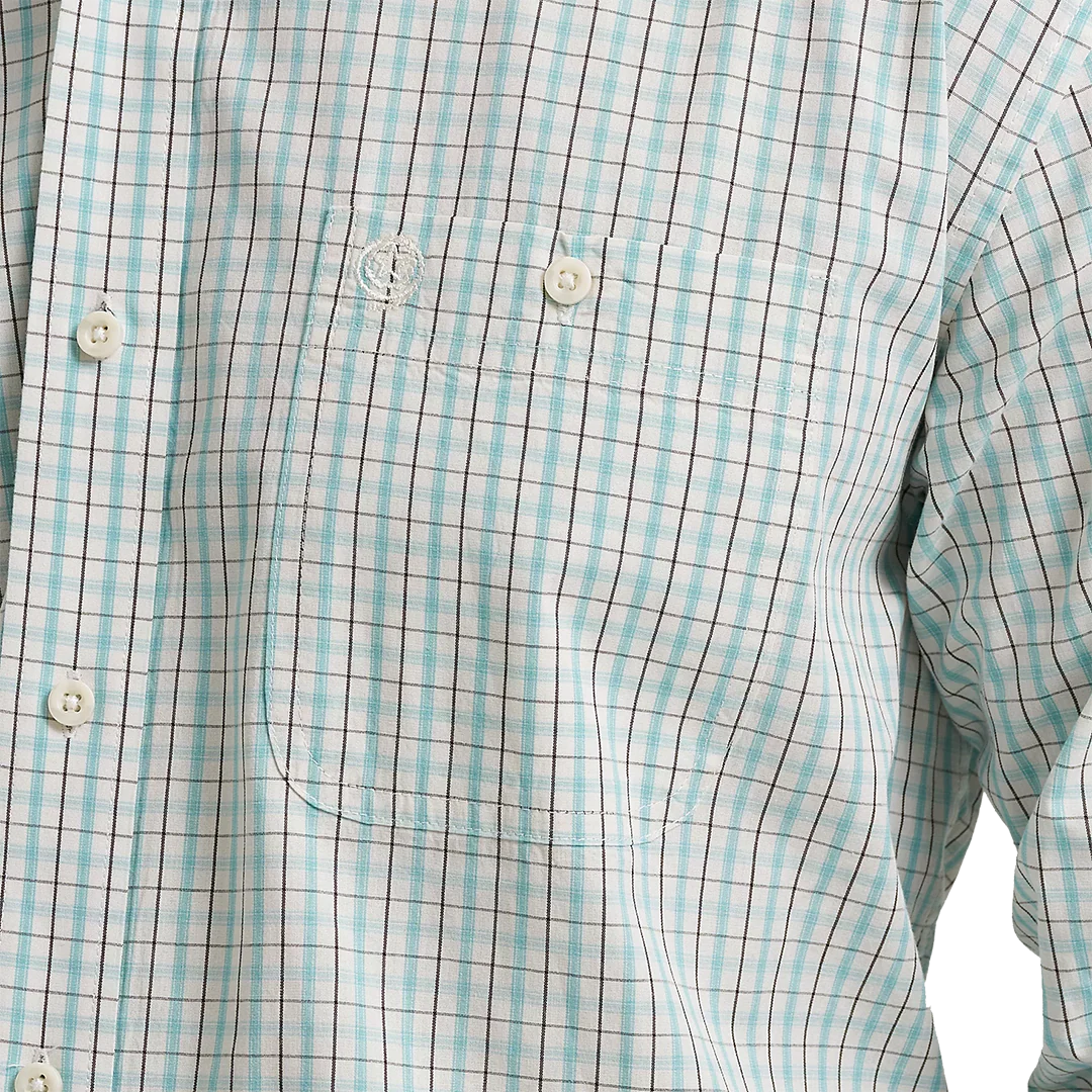 Wrangler Men's George Strait Long Sleeve Button Down Shirt