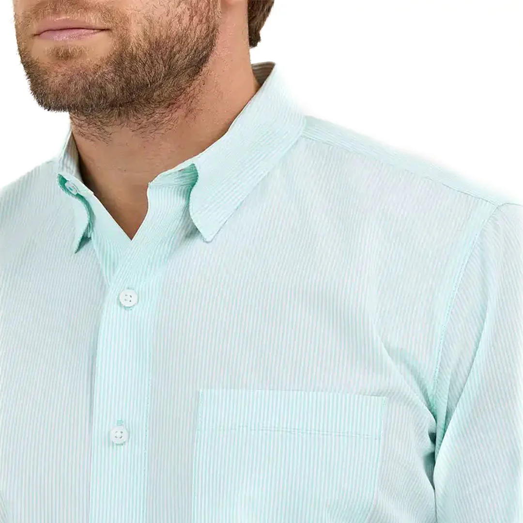 Wrangler Men's Cody Johnson Stripes Long Sleeve Button Shirt