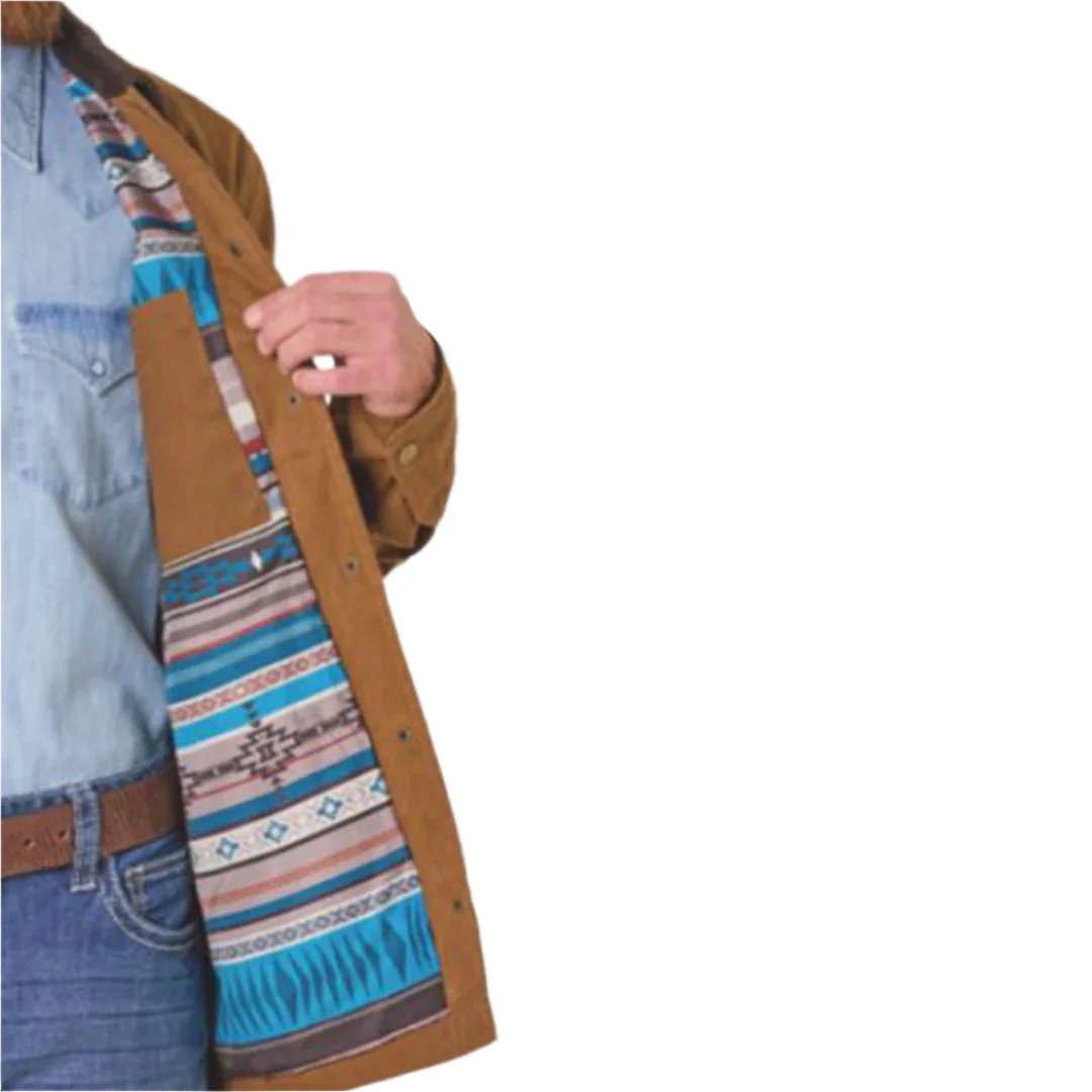 Powder River Outfitters Men's Oil Skin Bristol Coat