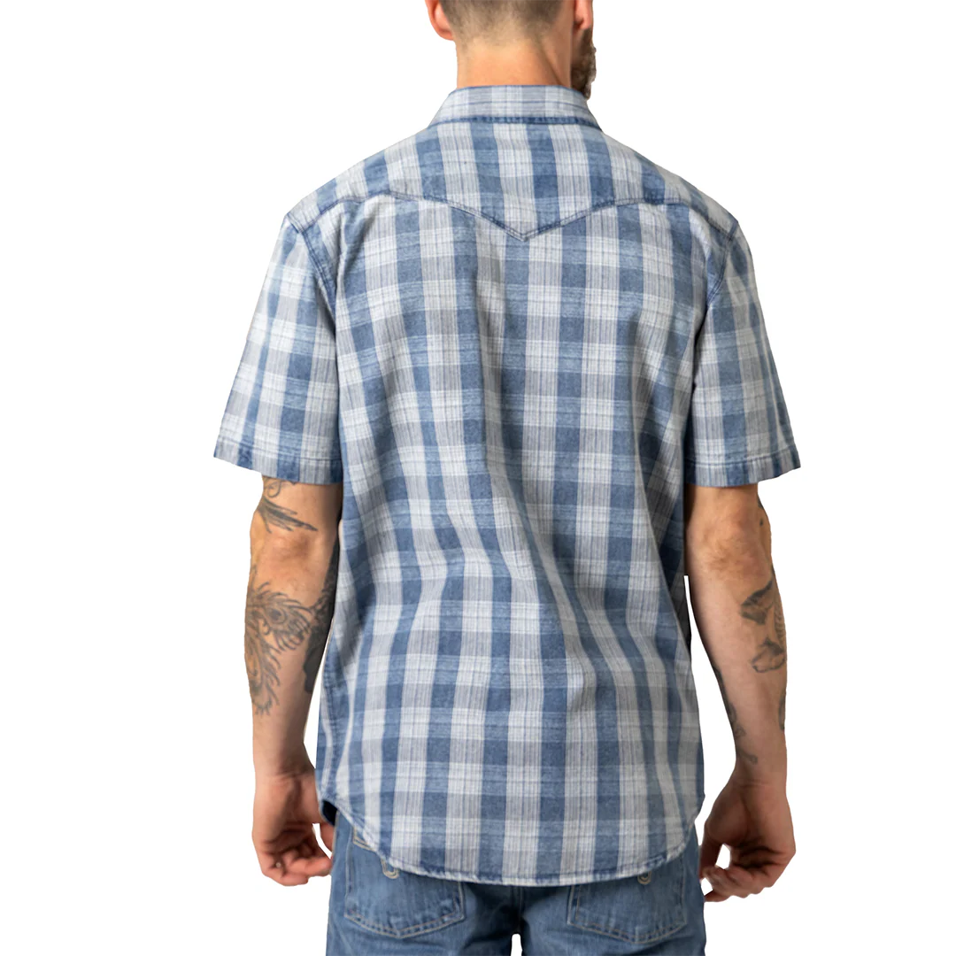 Kimes Ranch Men's Plaid Short Sleeve Button Shirt