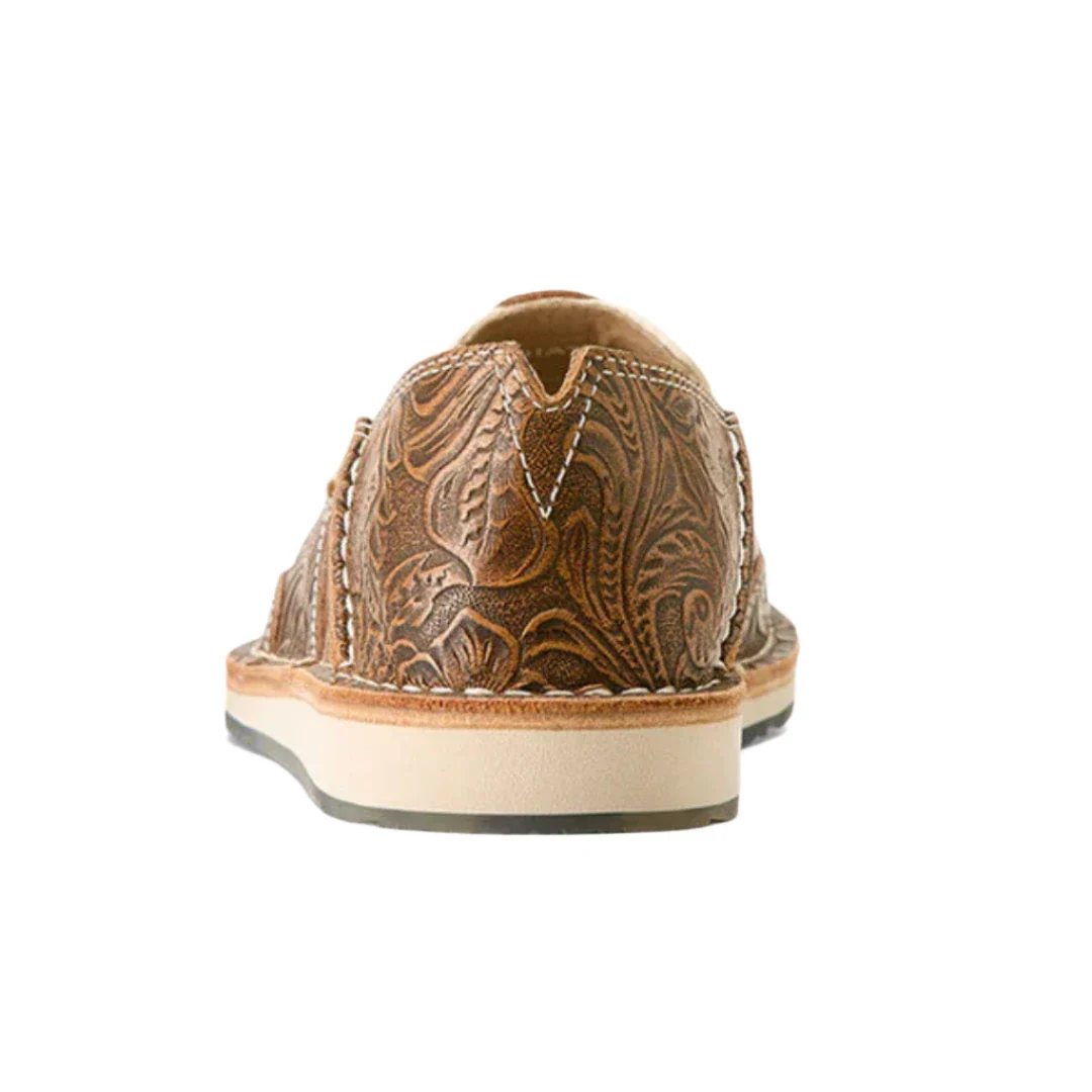 Ariat Women's Floral Embossed Brindle Hide Cruiser Slip-On Shoes