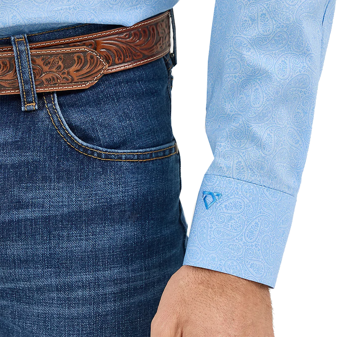 Wrangler Men's Cody Johnson One Pocket Long Sleeve Button Shirt