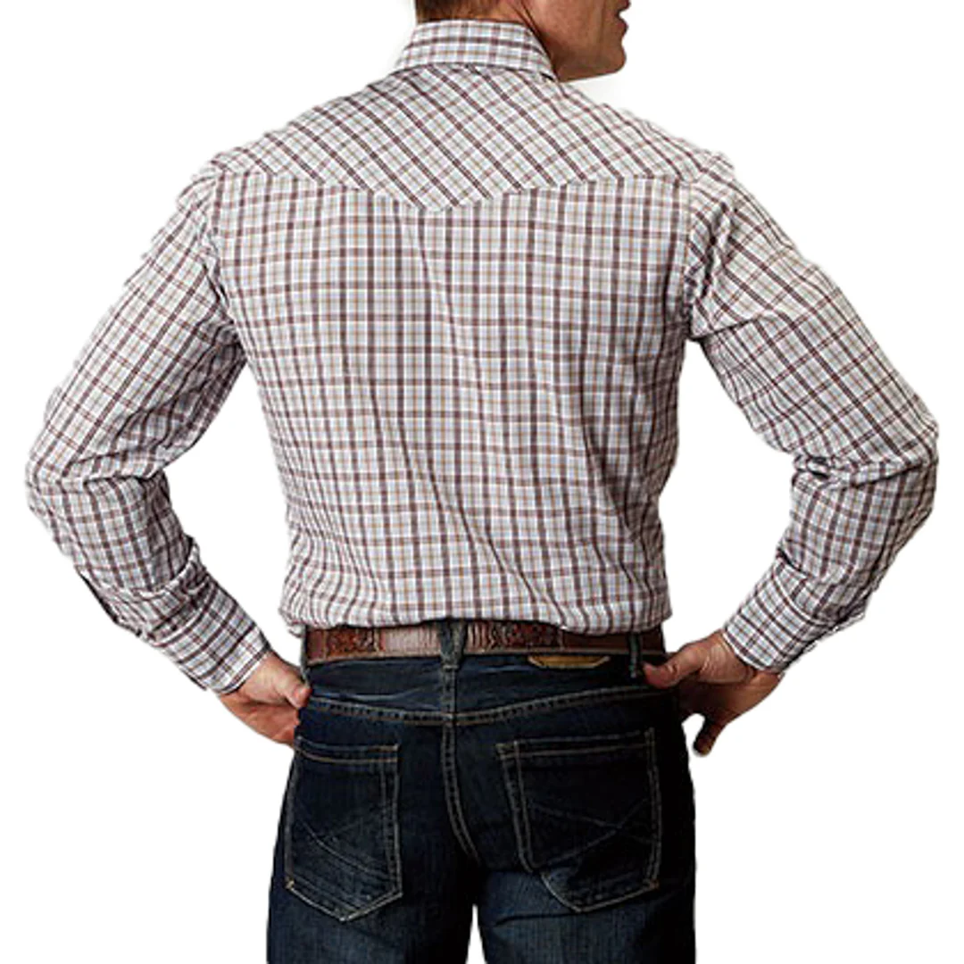 Roper Men's Classic Plaid Snap Shirt