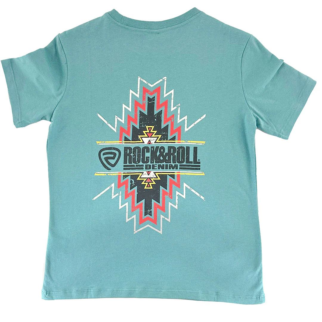 Rock & Roll Denim Boys' Aztec T-Shirt