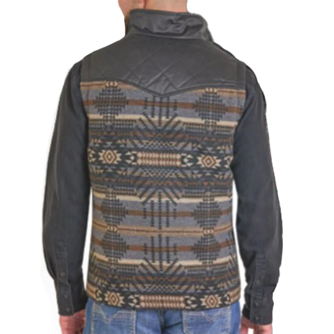 Powder River Outfitters Men's Aztec Jacquard Arizona Vest