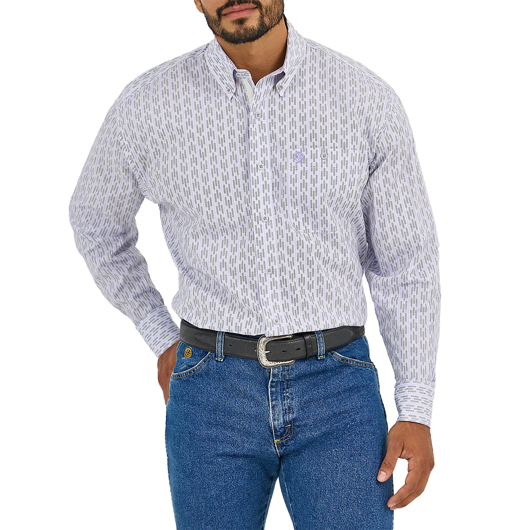 Wrangler Men's George Strait Long Sleeve Button Shirt