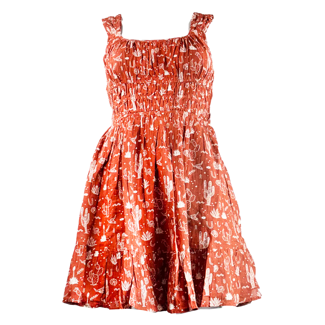 Rock & Roll Denim Women's Desert Print Mini Dress