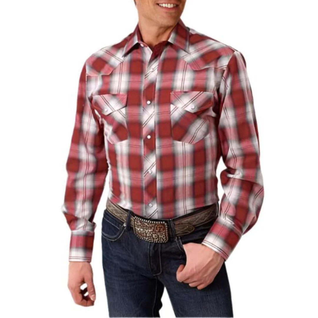 Roper Men's Classic Plaid Shirt