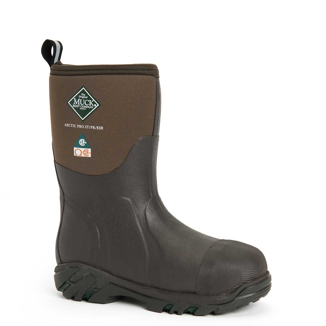 Muck Boot Co. Men's Arctic Pro Mid CSA Steel Toe Winter Work Boots