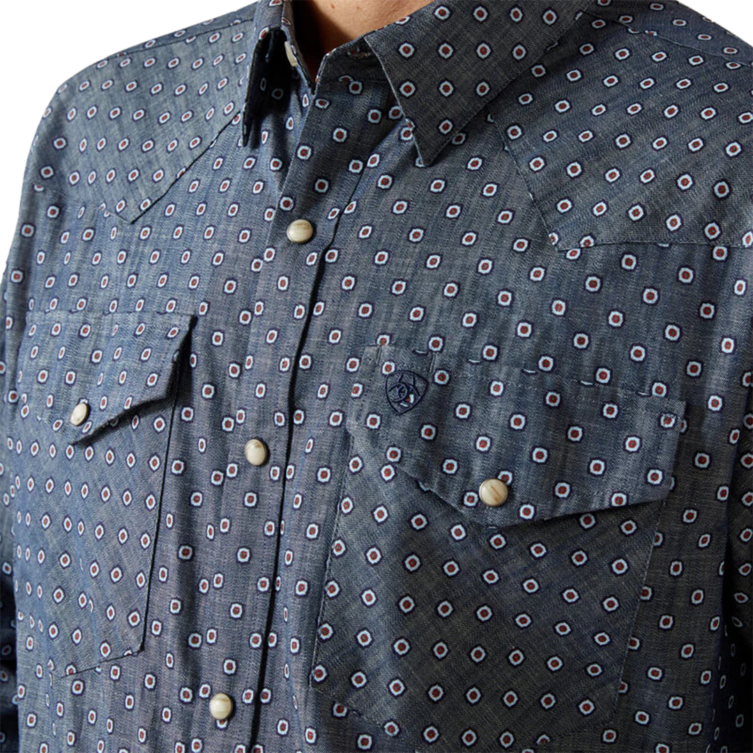 Ariat Men's Trip Fitted Long Sleeve Snap Shirt