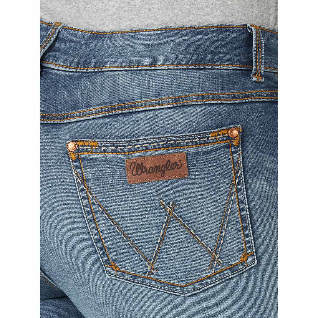 Wrangler Women's Retro Mae Mid Rise Bootcut Jeans