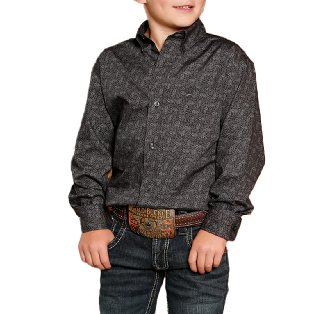 Cinch Boys' Long Sleeve Button-Down Shirt
