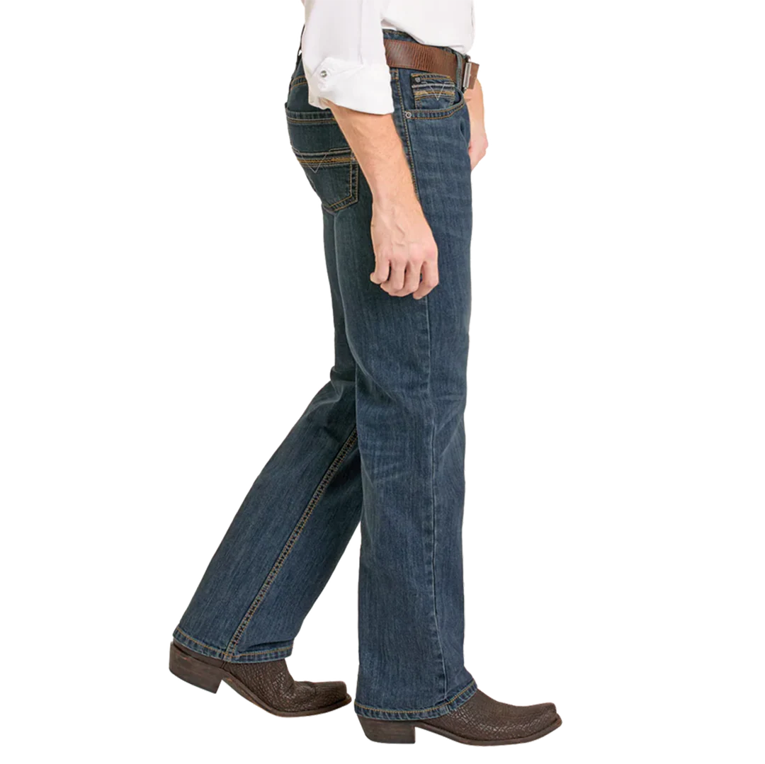 Rock & Roll Denim Men's Regular Fit Classic Straight Leg Jeans