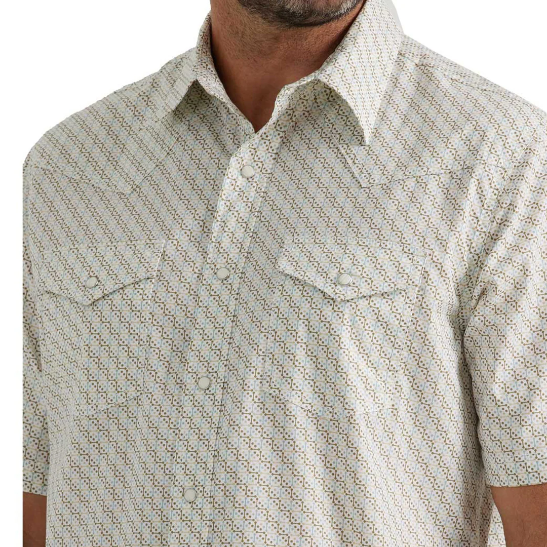 Wrangler Men's 20X Advanced Comfort Snap Short Sleeve Shirt
