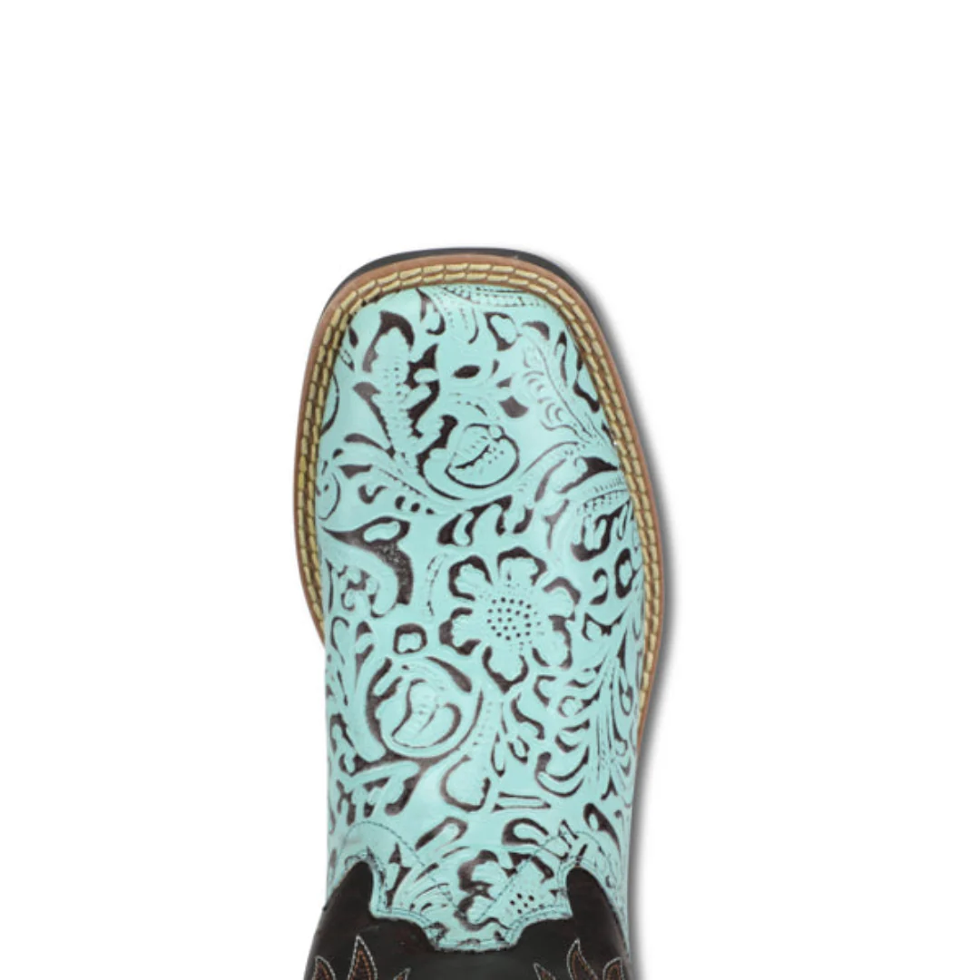 Cowboy Legend Girls' Floral Western Boots