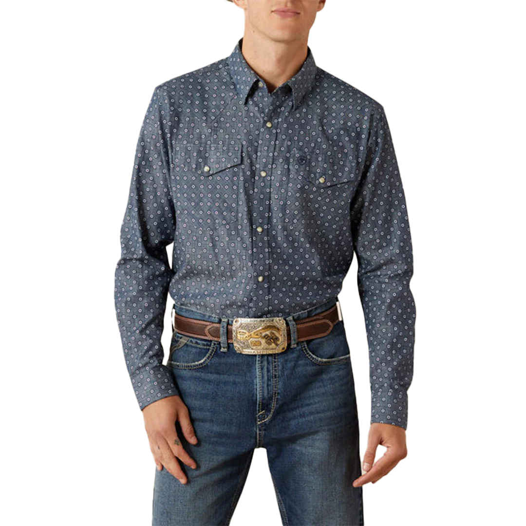 Ariat Men's Trip Fitted Long Sleeve Snap Shirt