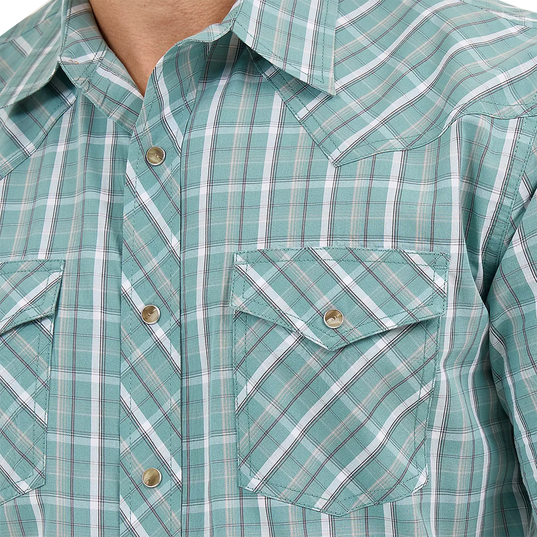 Wrangler Men's 20X Competition Advanced Comfort Short Sleeve Snap Shirt