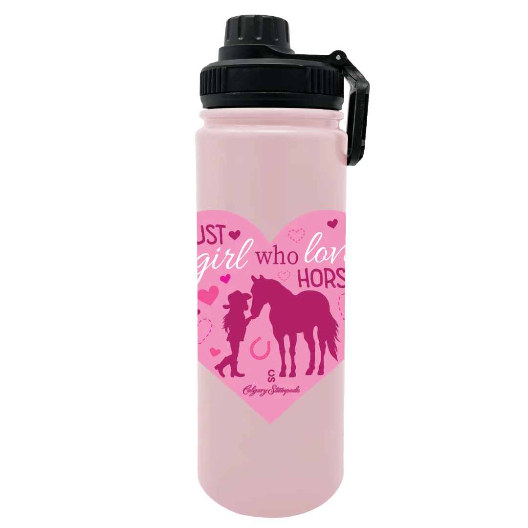 Calgary Stampede Girl Who Loves Horse Bottle Water