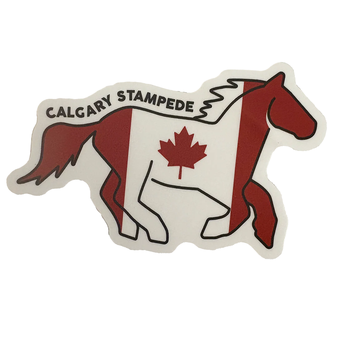 Calgary Stampede Horse Sticker