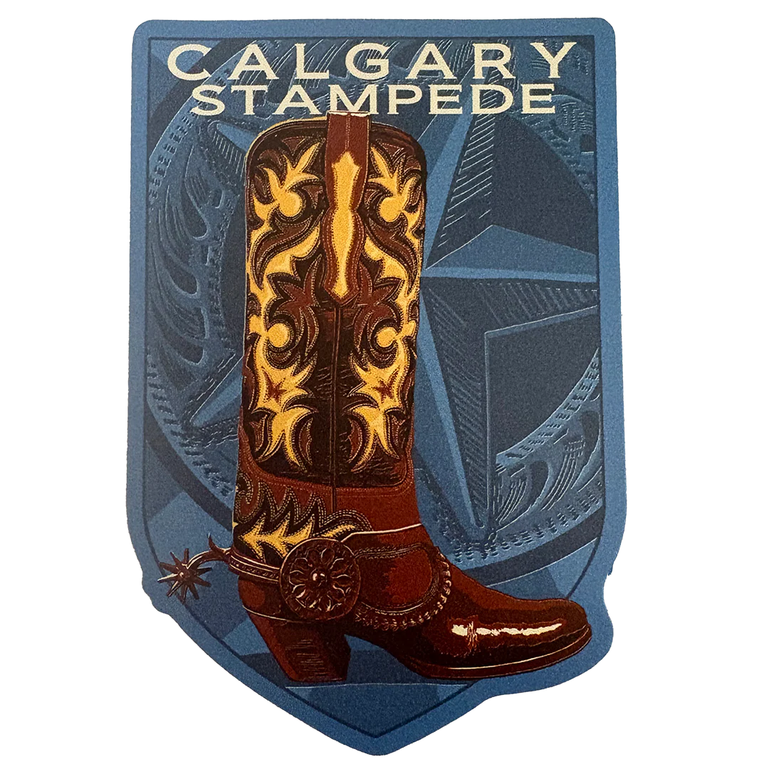 Calgary Stampede Boot Sticker
