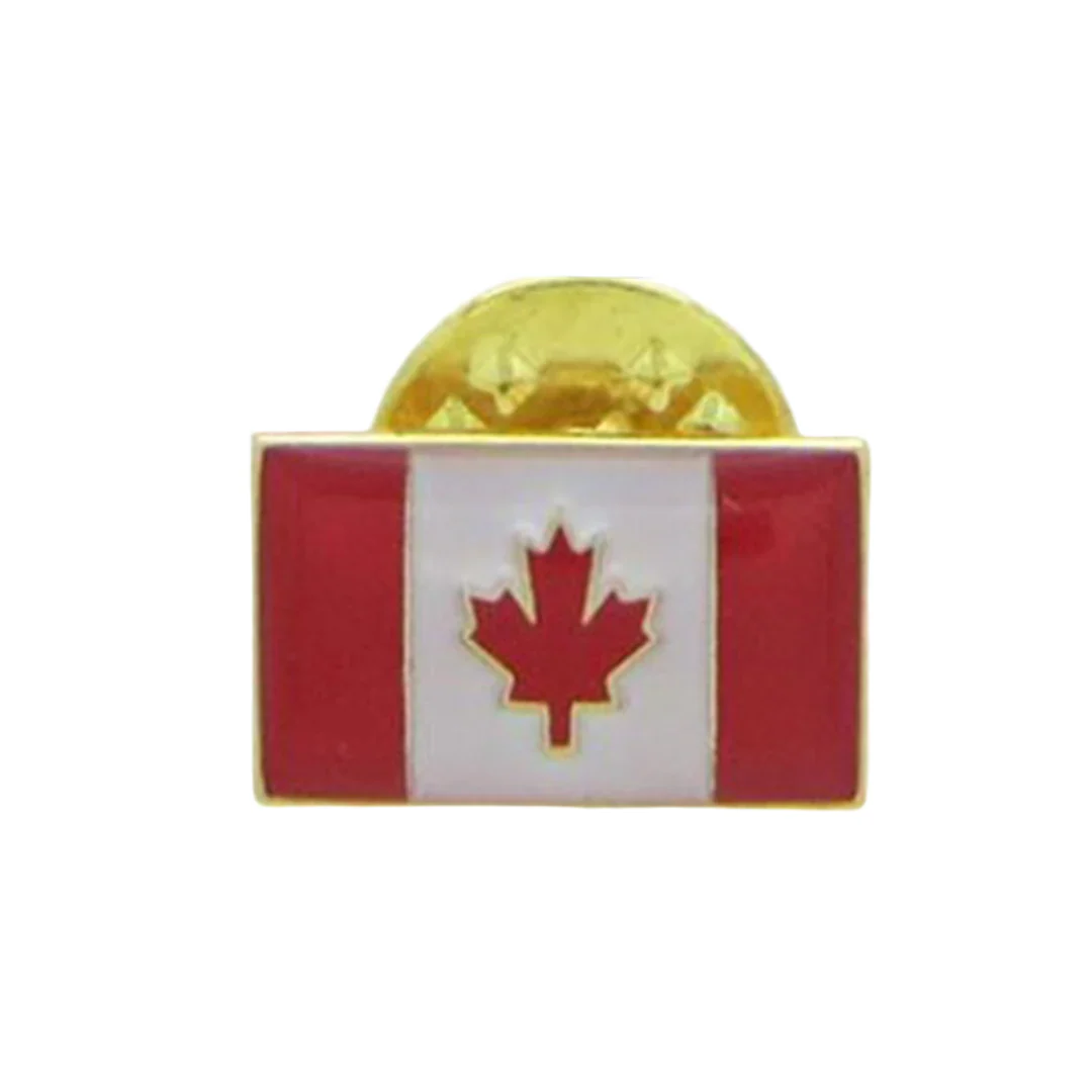 Postcard Souvenirs Canada Flag Lapel Pin
