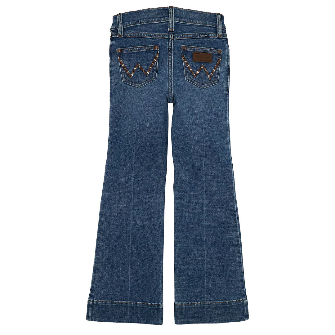 Wrangler Girls' Retro Trouser Jeans