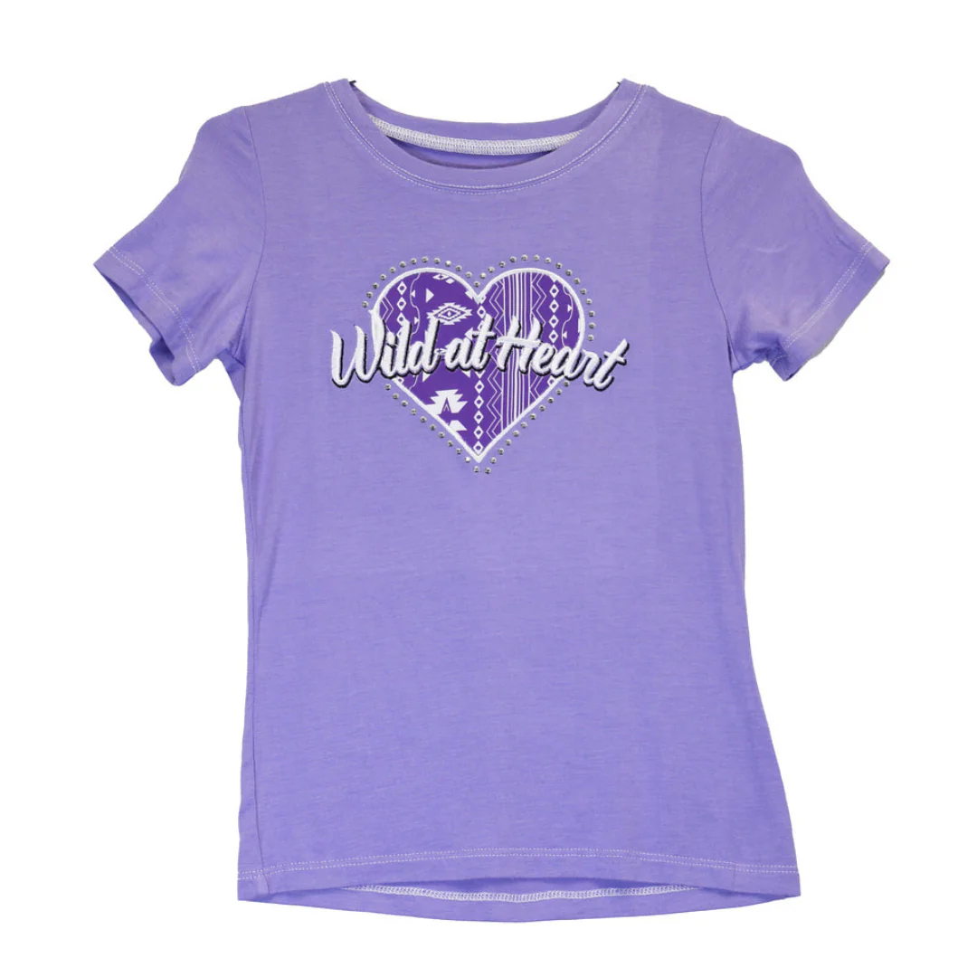 Cowgirl Hardware Girls' Wild At Heart T-Shirt