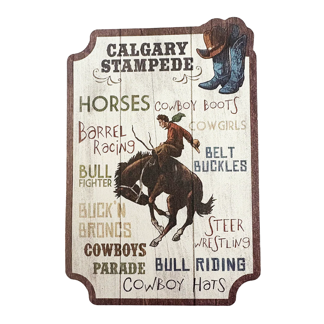 Calgary Stampede Boot And Horse Sticker