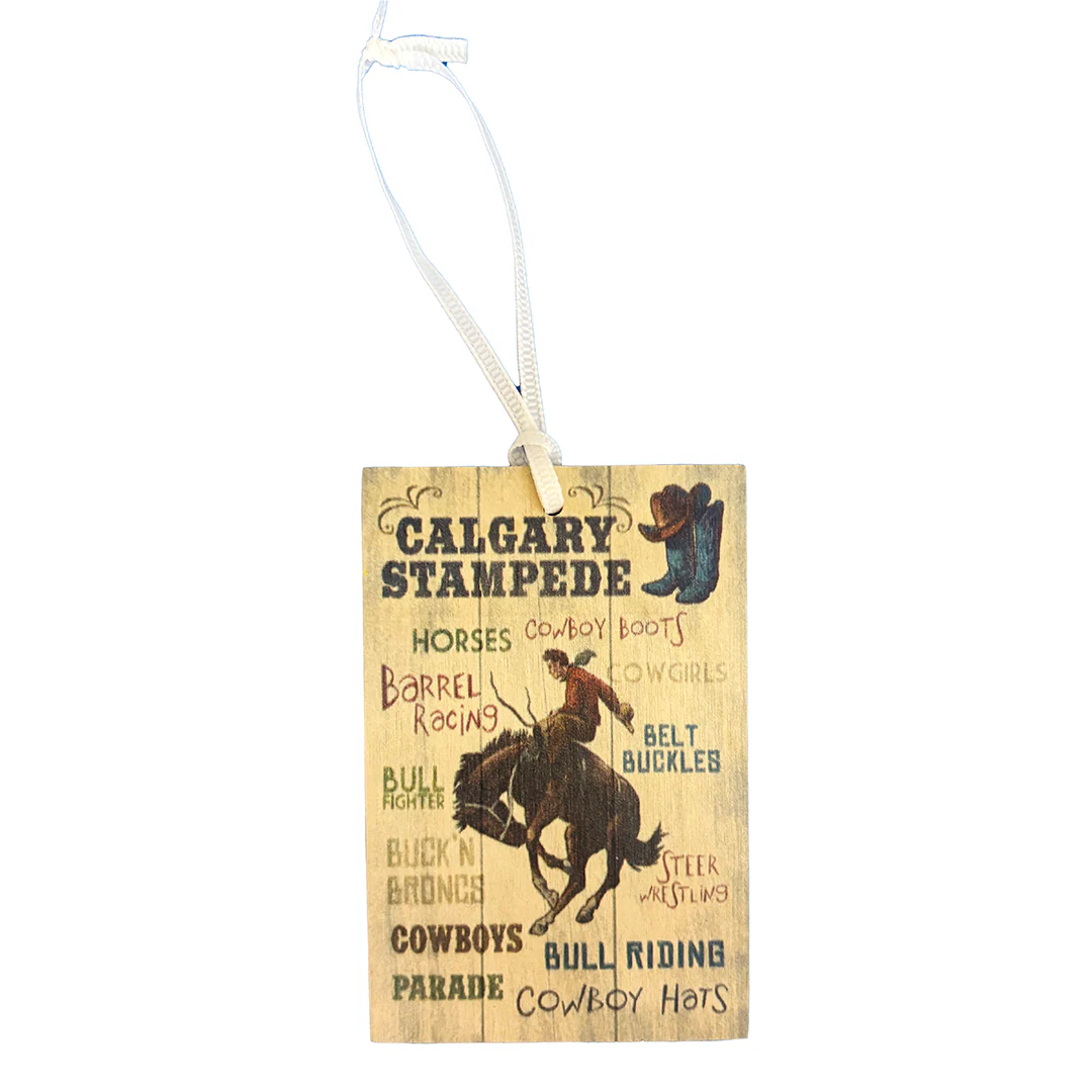Calgary Stampede Wood  Ornament
