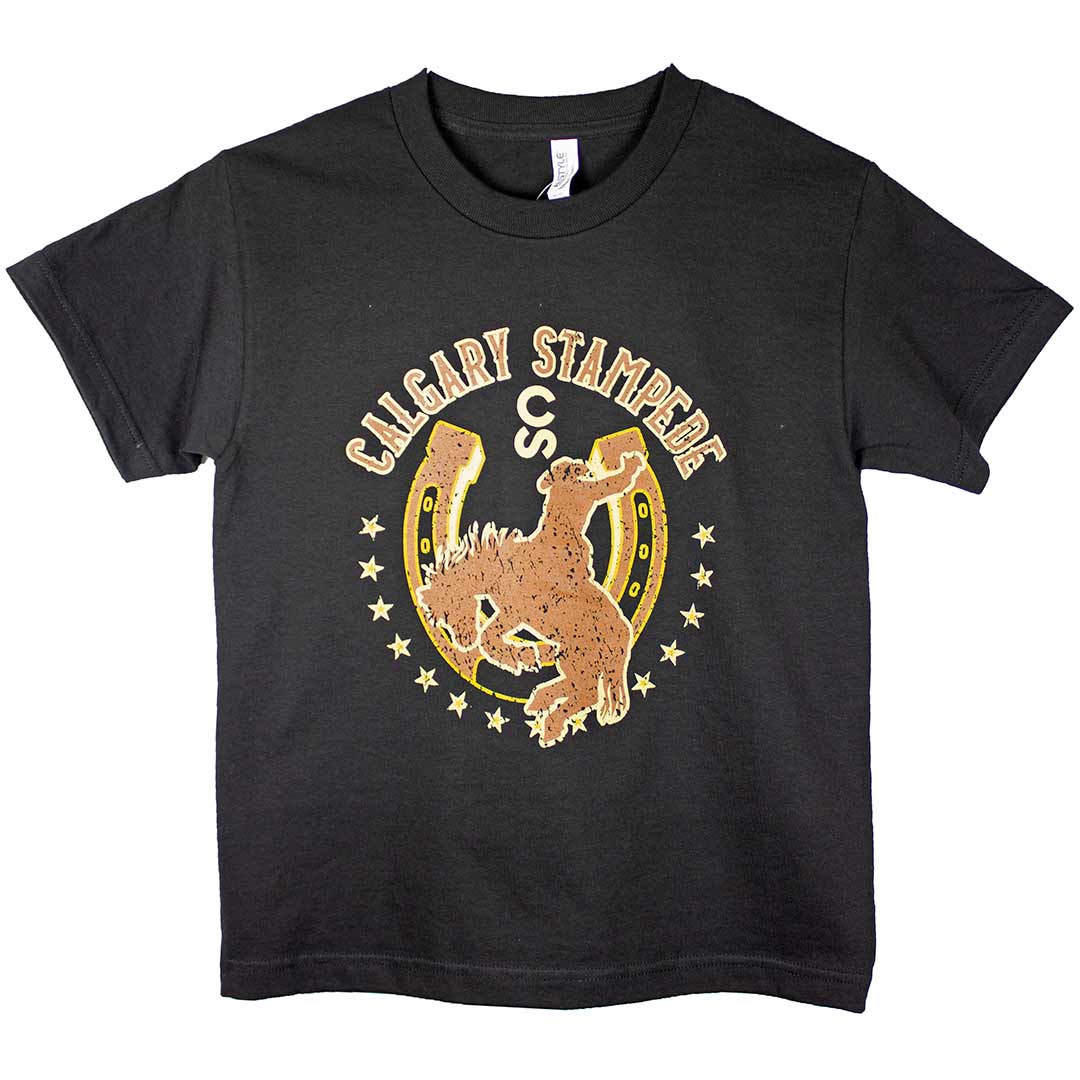 Calgary Stampede Youth Bronco Horseshoe T-Shirt