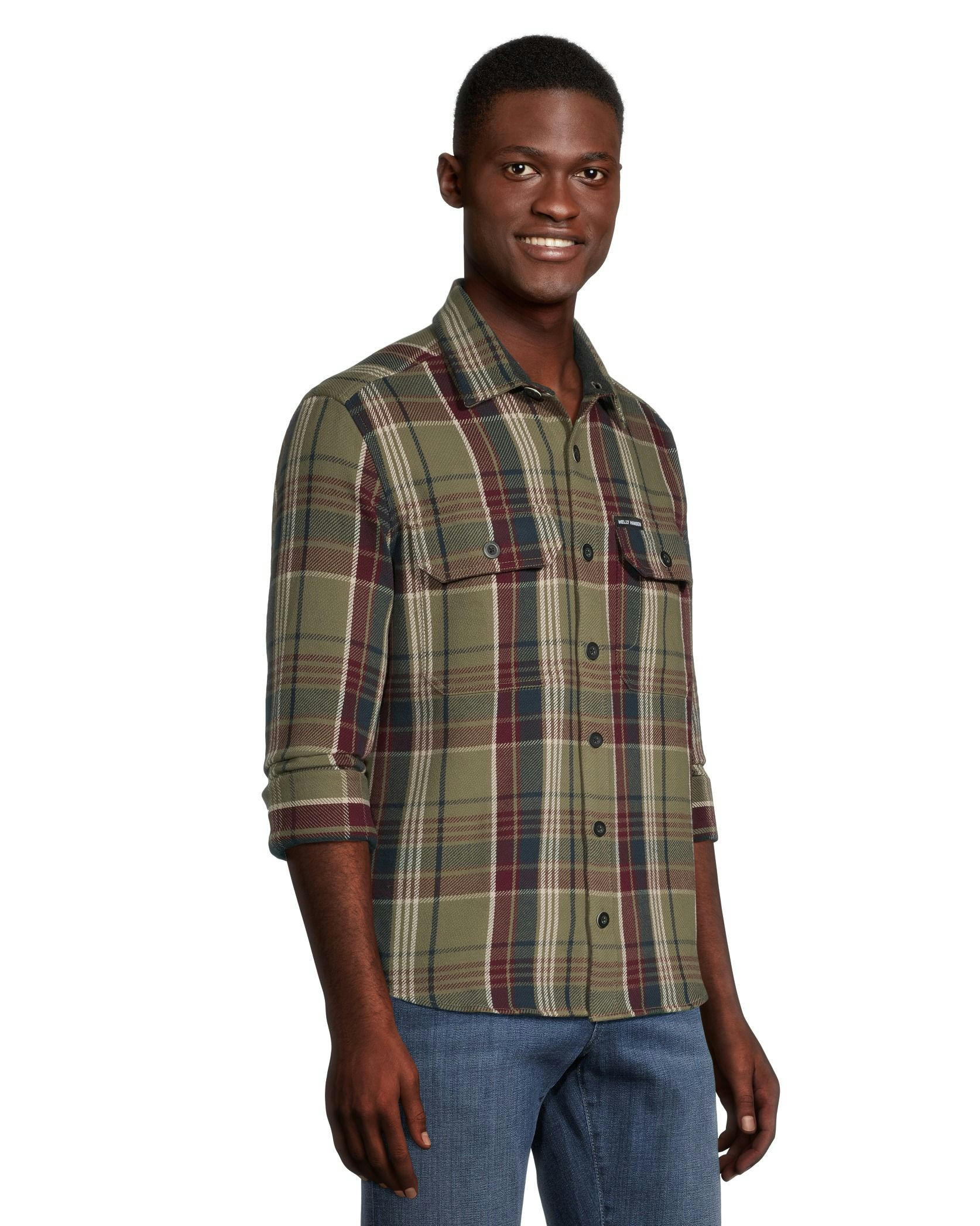 Helly Hansen Men's Drammen Long Sleeve Casual Fit Flannel Shirt