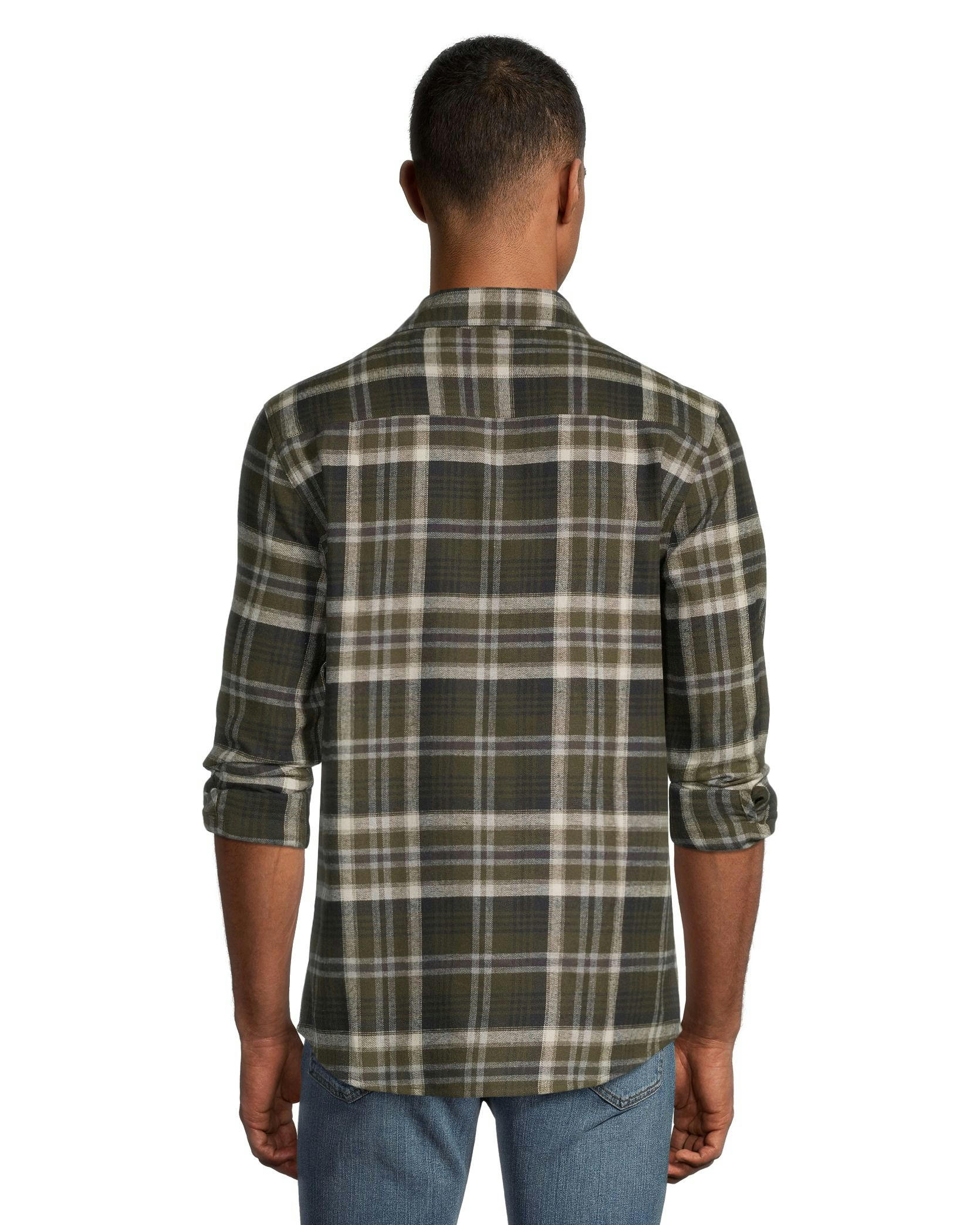 Boston Traders Men's Classic Plaid Flannel Shirt
