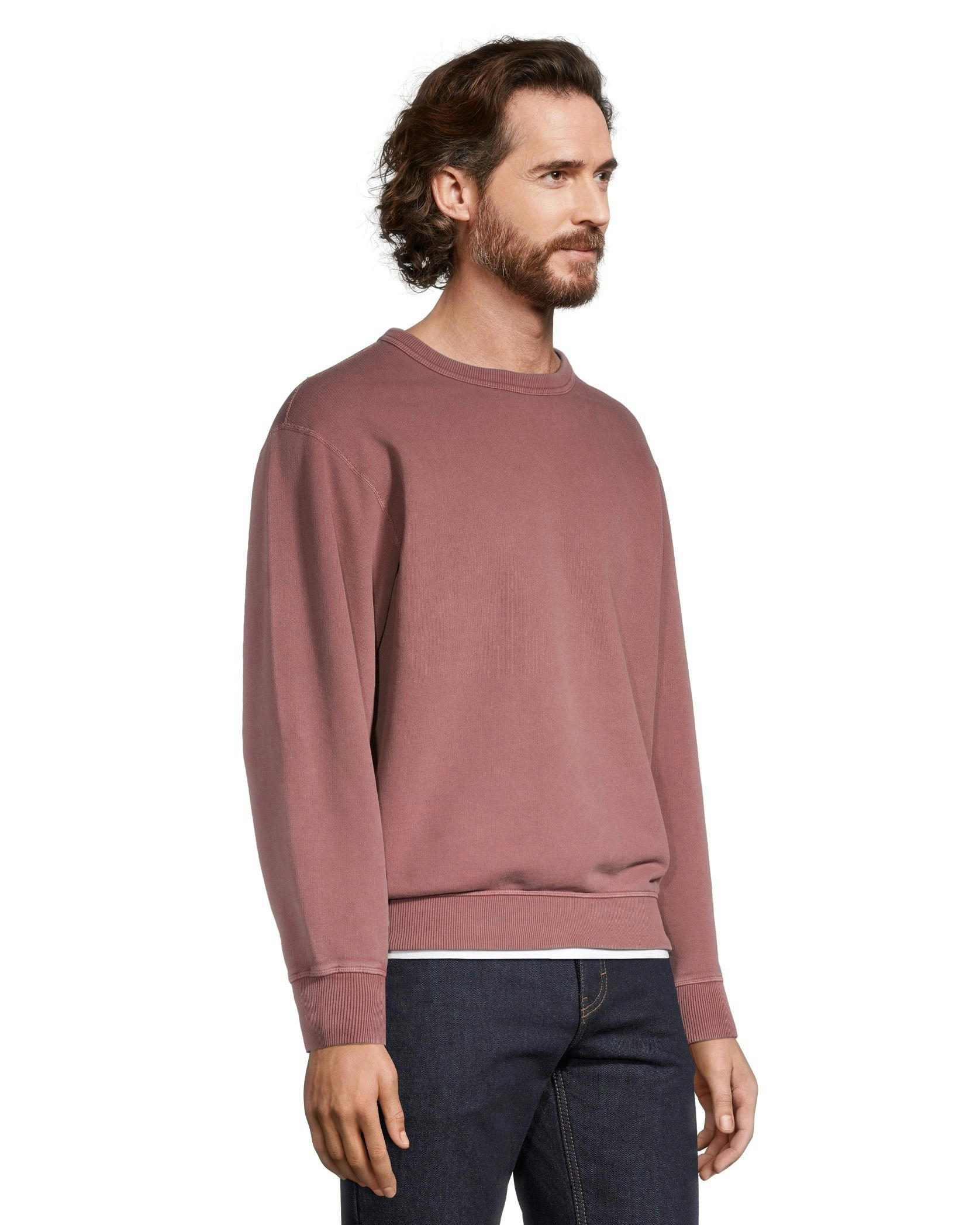 WindRiver Men's Original Fleece Cotton Crewneck Sweatshirt