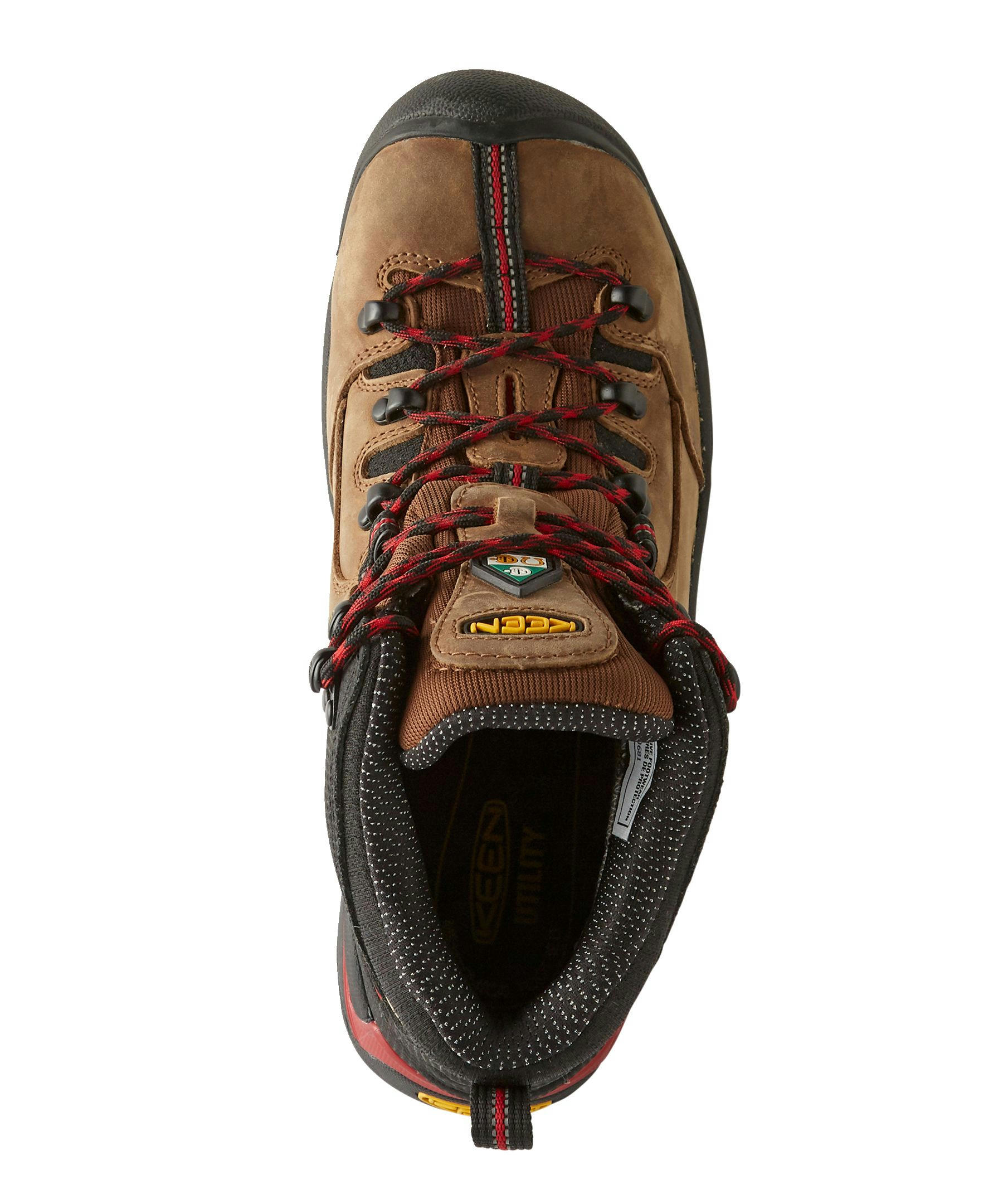 Keen Utility Men's Hamilton Composite Toe Composite Plate Waterproof Hiker Safety Boots - Brown