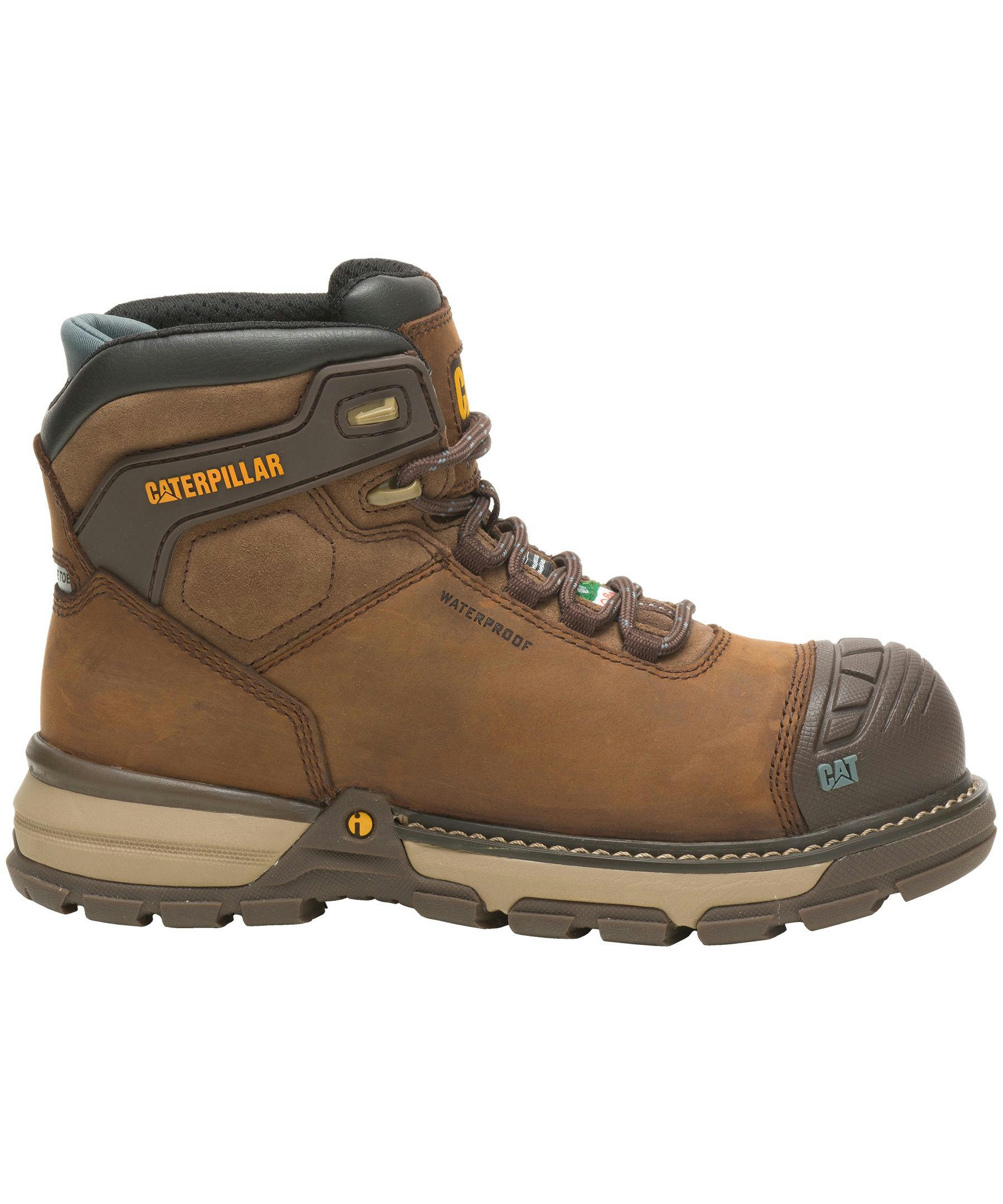 CAT Women's Excavator Superlite 6 Inch Composite Toe Composite Plate Waterproof Work Boot