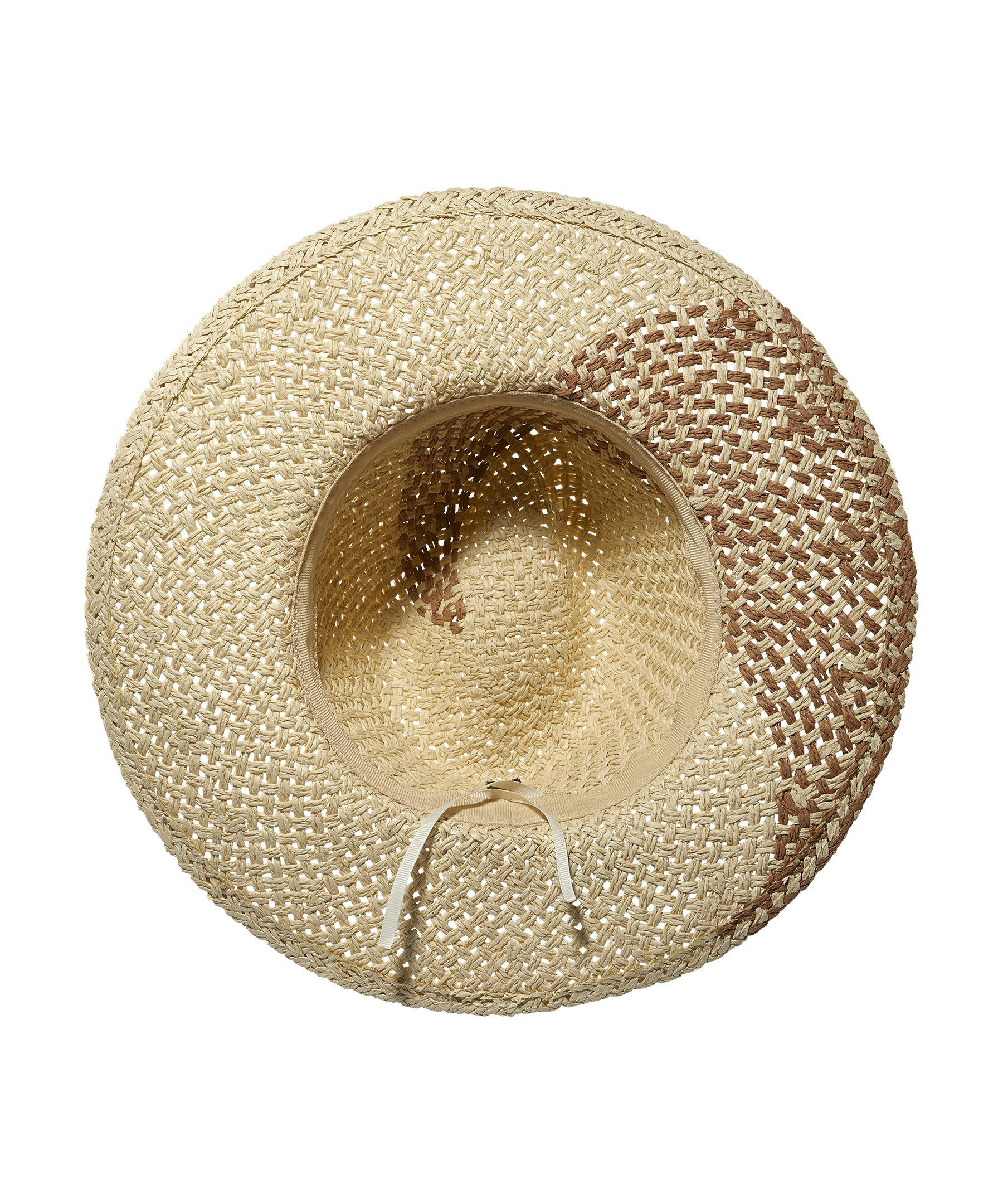 Denver Hayes Women's Weave Pattern Straw Hat