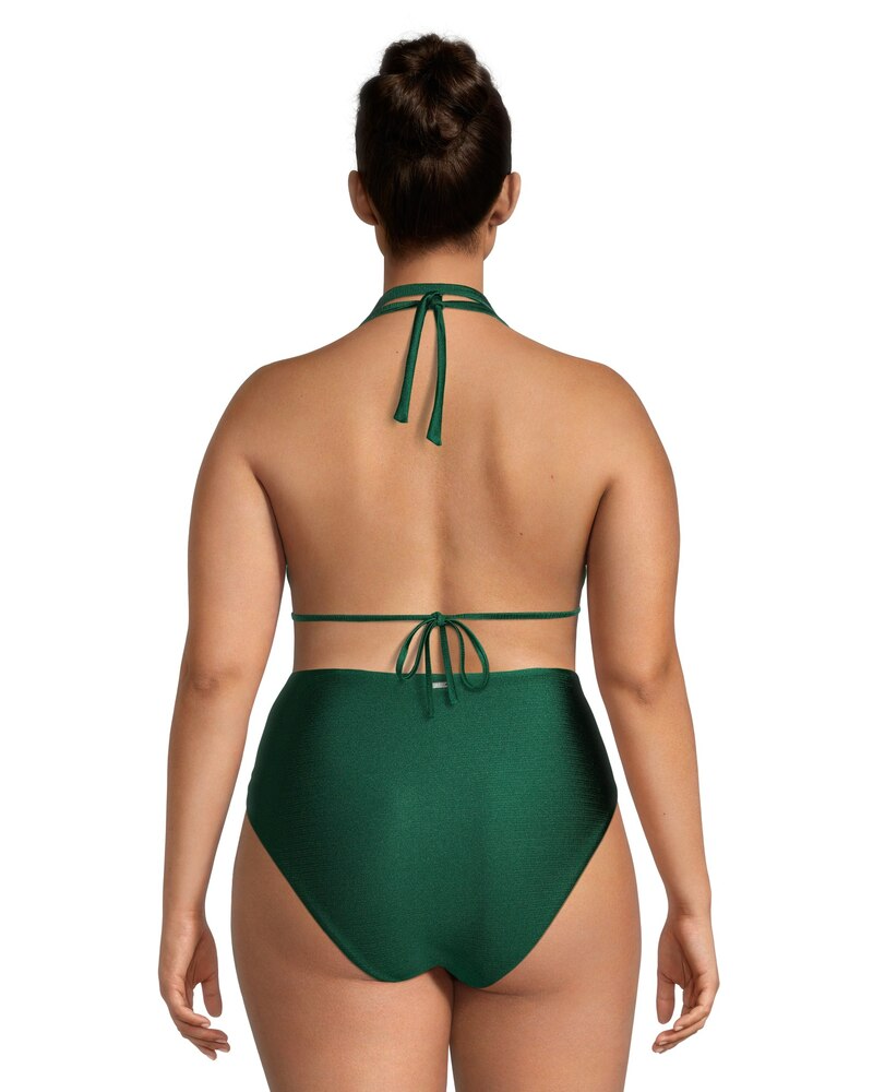 Women's Tie Front Triangle Bikini Swim Top