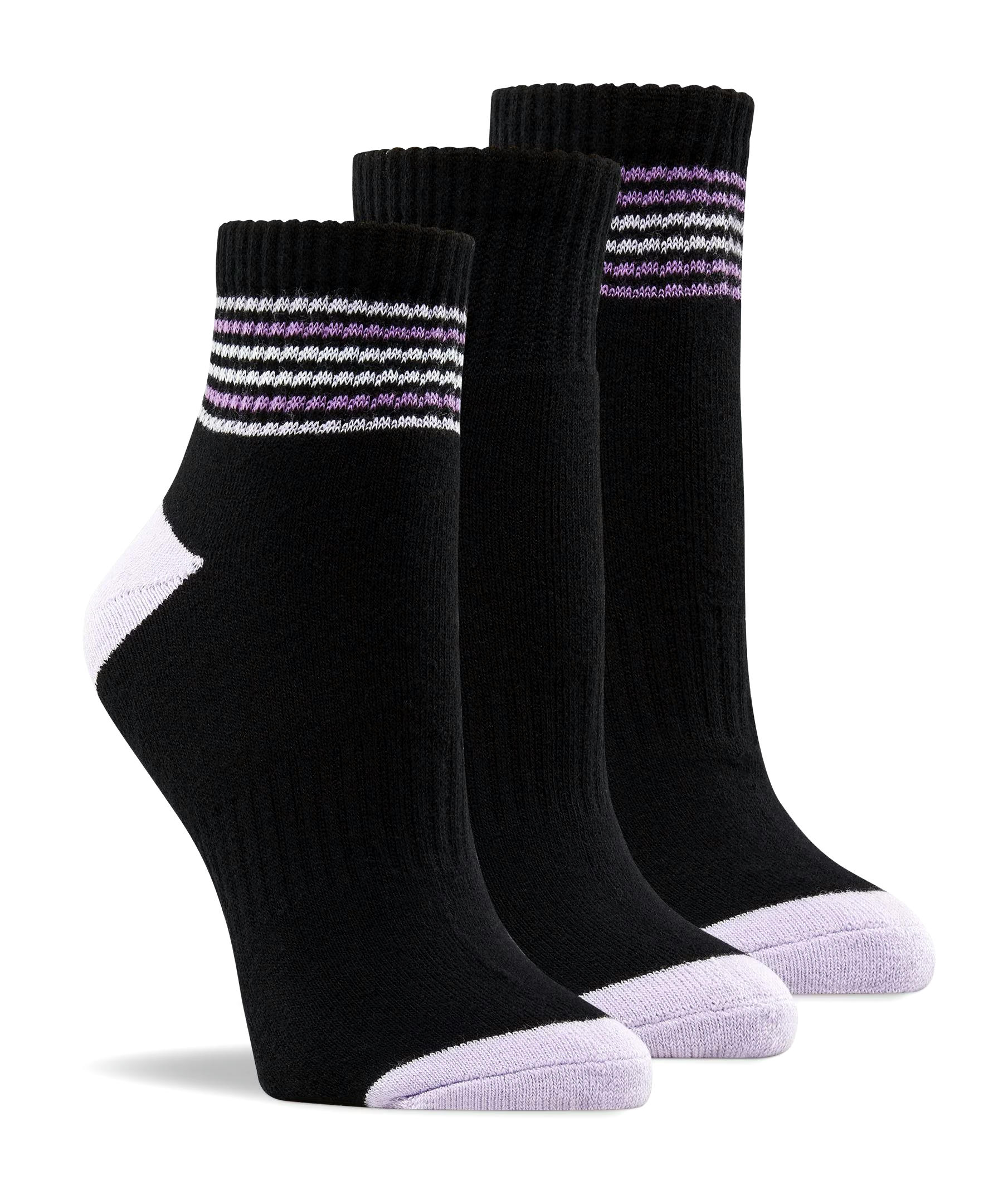 Shambhala Women's Quad Comfort FRESHTECH® Sport Crew Socks, 3 Pack