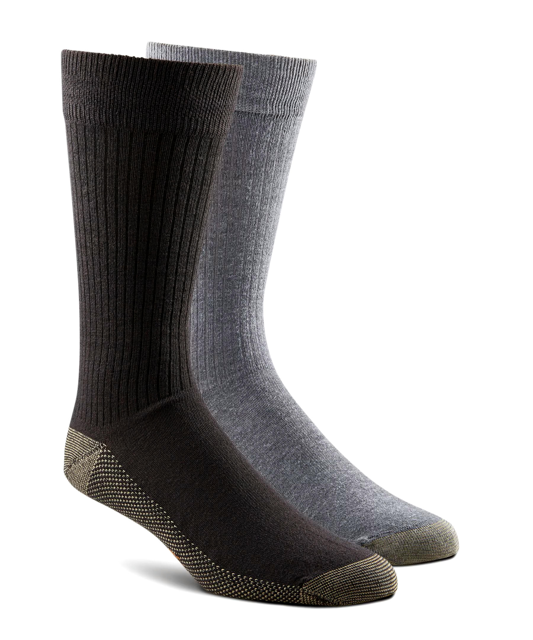 Copper Sole Men's 2-Pack Casual Socks