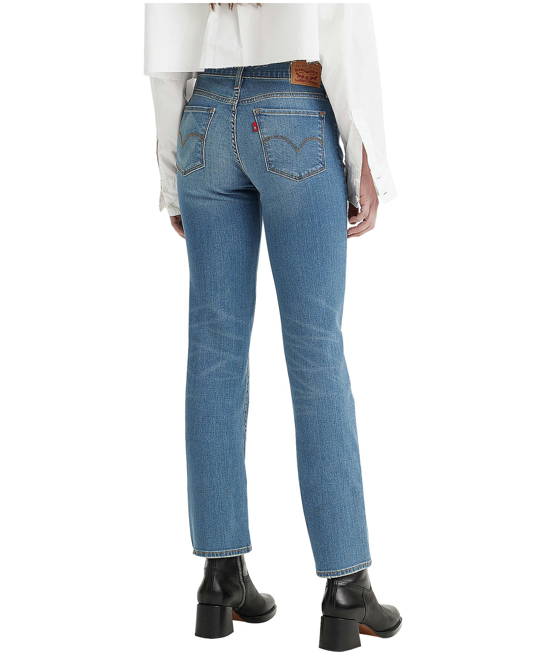 Levi's Women's 314 Shaping Mid Rise Straight Leg Jeans
